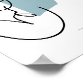 OBAMA FÜHRUNG BLAU -.png Poster (Ecke)