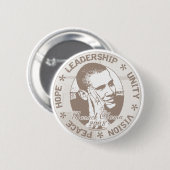 Obama-Führungs-Knopf Button (Vorne & Hinten)