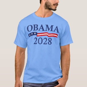 Obama für 2028 USA-Flagge Obama 2028 48. Präsident T-Shirt