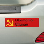 Obama für Änderung Autoaufkleber (Auf Auto)