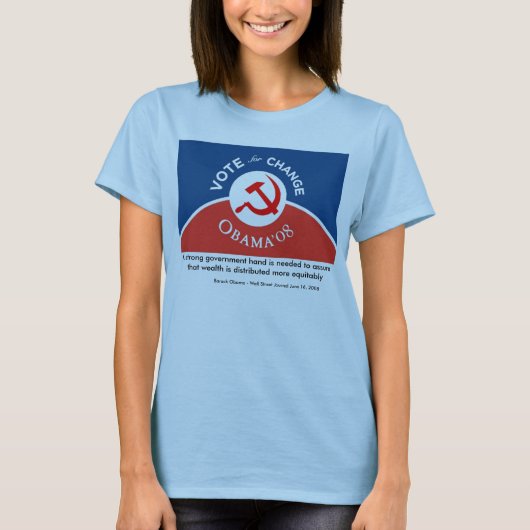 Obama für Änderung - Frauen T-Shirt (Vorderseite)