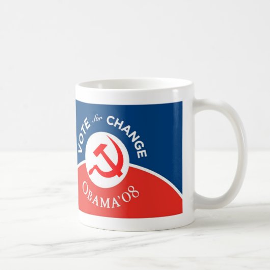 Obama für Änderung - Tasse (Rechts)