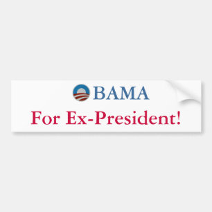 Obama für Ex-Präsidenten! Autoaufkleber