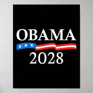 Obama für Präsident 2028 Flag Obama 2028 Poster