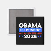 Obama für Präsident 2028 macht Amerika wieder wich Magnet (Vorderseite/Rückseite)