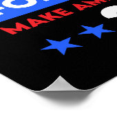 Obama für Präsident 2028 macht Amerika wieder wich Poster (Ecke)