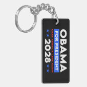 Obama für Präsident 2028 macht Amerika wieder wich Schlüsselanhänger (Vorderseite links)