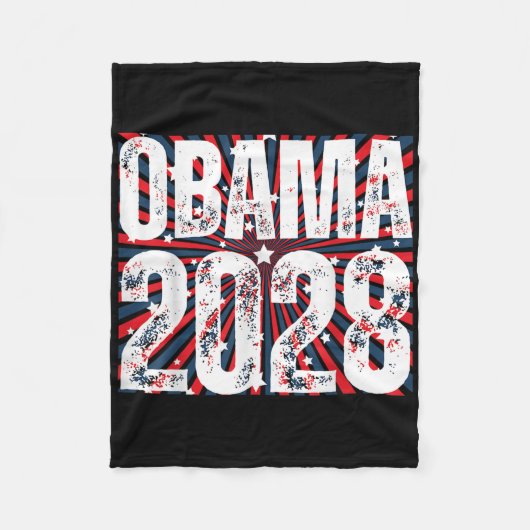 Obama für Präsident 2028 Obama 2028 _4 Fleecedecke (Vorderseite)
