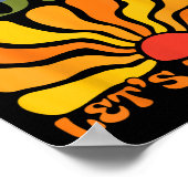 Obama für Präsident 2028 Obama 2028 Blume Boho Ra Poster (Ecke)