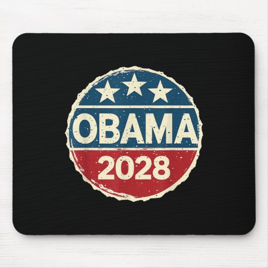 Obama für Präsident 2028 Obama 2028 Mousepad (Vorne)