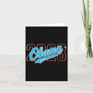Obama für Präsident 2028 Obama 2028 Patriotic Karte