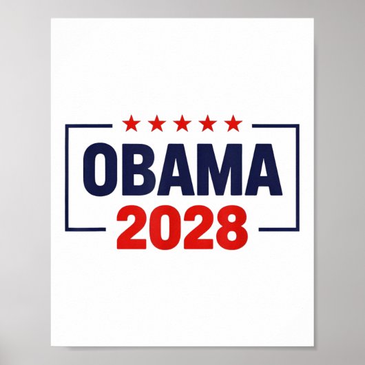Obama für Präsident 2028 Obama 2028 Poster (Vorne)