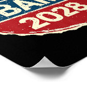 Obama für Präsident 2028 Obama 2028 Premium 0 Poster (Ecke)