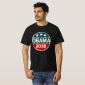Obama für Präsident 2028 Obama 2028 T-Shirt (Vorne ganz)