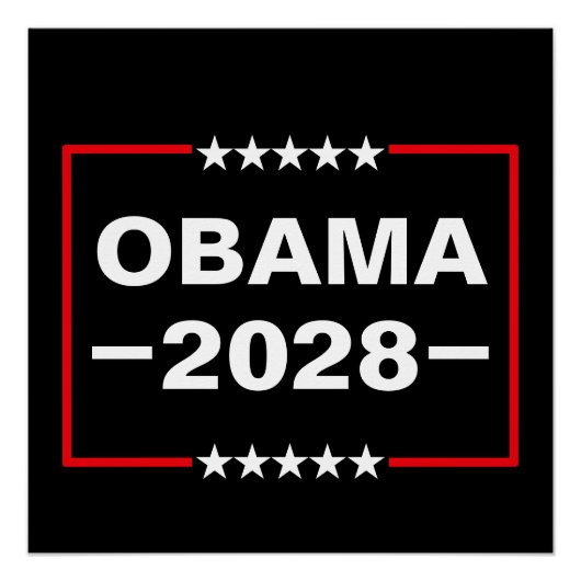 Obama für Präsident 2028 Poster (Vorderseite)