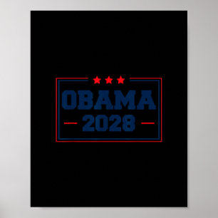 Obama Für Präsident 2028 Wählen Sie Wahl Barak Oba Poster