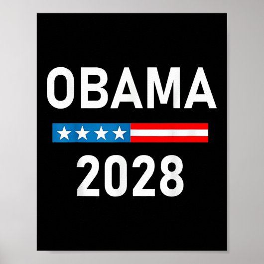 Obama für Präsident Obama 2028 Poster (Vorne)