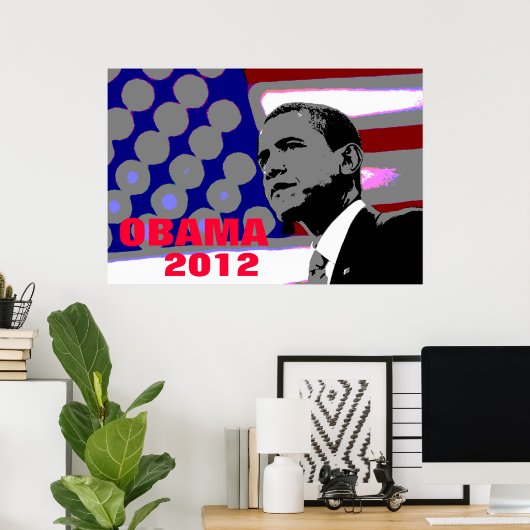 Obama für Präsident Poster (Heimbüro)