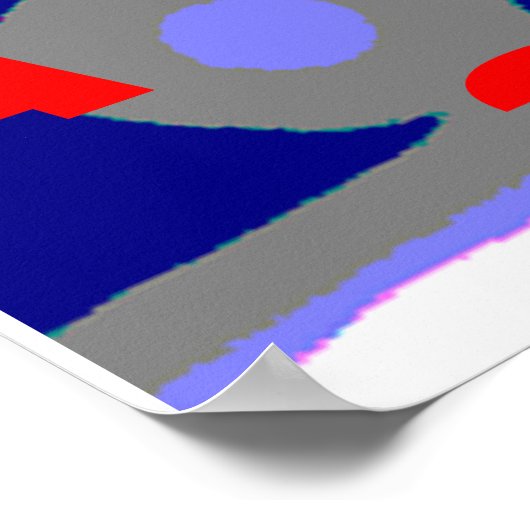 Obama für Präsident Poster (Ecke)