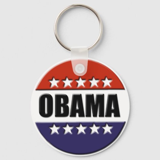 Obama für Präsident Schlüsselanhänger (Vorderseite)