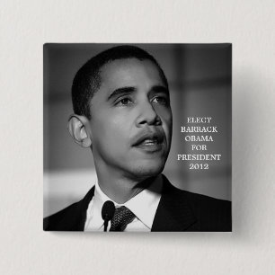 OBAMA FÜR PRÄSIDENTEN 2012 KNOPF BUTTON