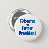 Obama für Präsidenten Button (Vorne & Hinten)