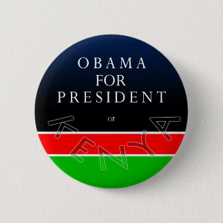 Obama für Präsidenten von Kenia-Knopf Button