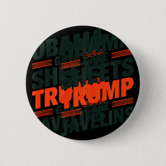 Obama gab Laken und Trump gab Javelins T-Shirt. Button