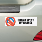 OBAMA GAB MEINE ÄNDERUNG AUS AUTOAUFKLEBER (Auf Auto)