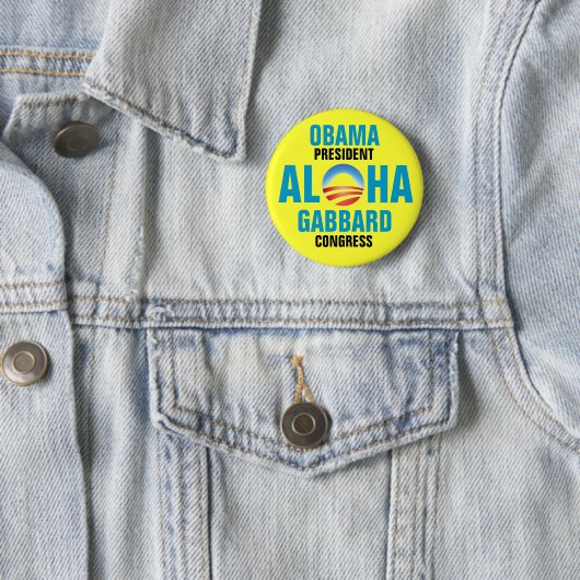 OBAMA/GABBARD 2012 BUTTON (Beispiel)