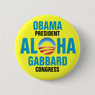 OBAMA/GABBARD 2012 BUTTON