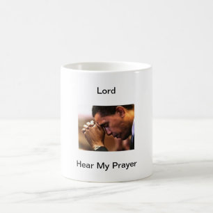 Obama-Gebet, christlich, Religion, betend, Gebet Kaffeetasse