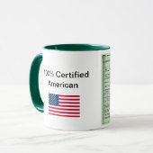 Obama-Geburtsurkunde-Tasse Tasse (Vorderseite Links)