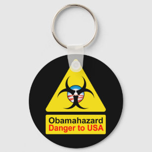 Obama-GefahrenSchlüsselanhänger Schlüsselanhänger