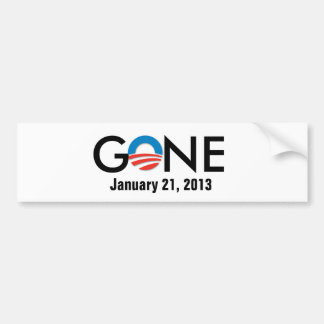 Obama, GEGANGEN, am 21. Januar 2013 Autoaufkleber