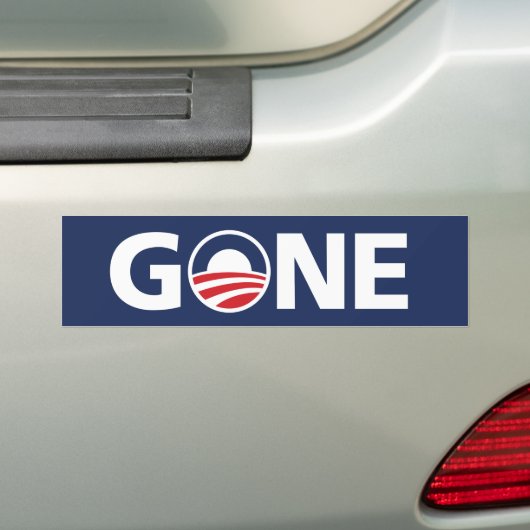 Obama, "GEGANGENER" Autoaufkleber (Auf Auto)