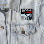 Obama gegen Zombies 2012 Button (Beispiel)