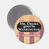Obama geht nach Washington Magnet (Vorderseite/Rückseite)