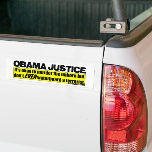 Obama-Gerechtigkeit Autoaufkleber (Auf Lkw)