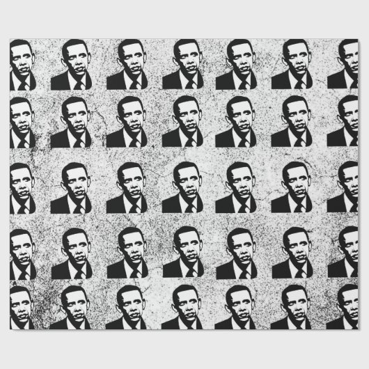 Obama Geschenkpapier (Flach)