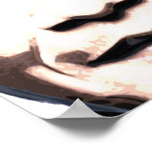 Obama Gesicht des zukünftigen Poster (Ecke)