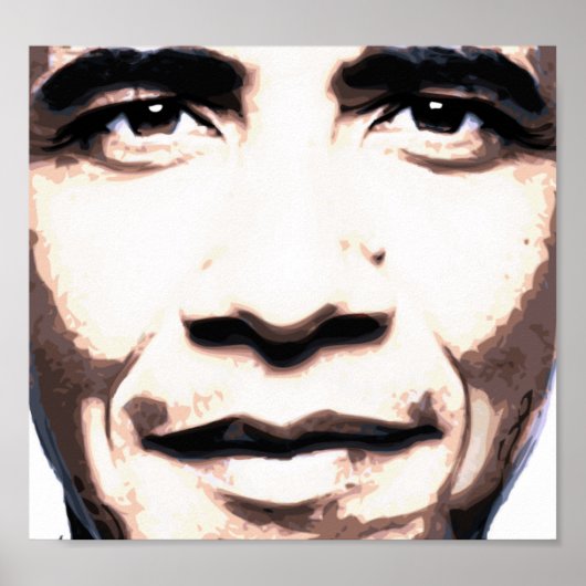 Obama Gesicht des zukünftigen Poster (Vorne)