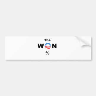 Obama GEWANN! Autoaufkleber