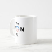 Obama GEWANN! Kaffeetasse (Vorderseite Links)