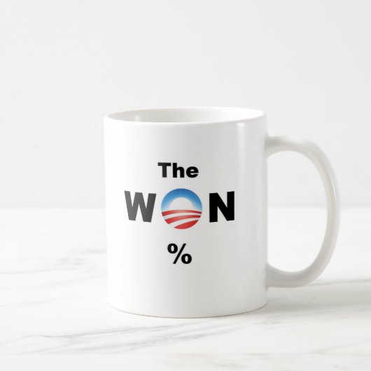 Obama GEWANN! Kaffeetasse (Rechts)