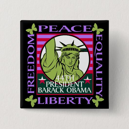 OBAMA-GEWINNE! BUTTON (Vorderseite)