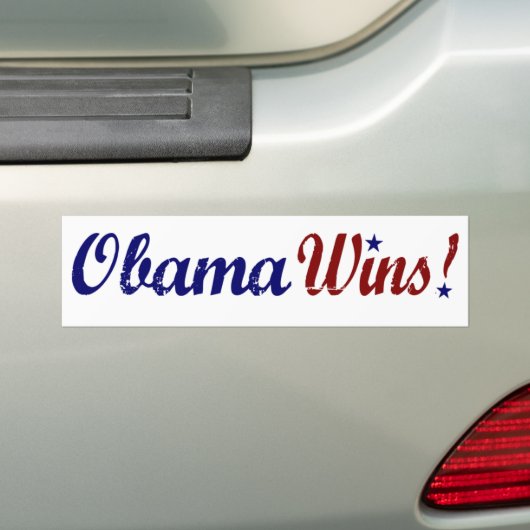 Obama gewinnt 2008 autoaufkleber (Auf Auto)