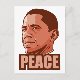 Obama gewinnt Friedenspreis Postkarte