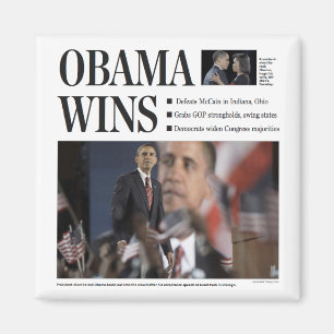 Obama gewinnt Magneten Magnet