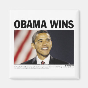 Obama gewinnt Magneten Magnet